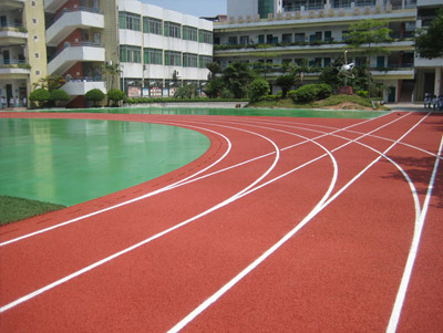 广西容县珊翠中学足球场人造草坪
